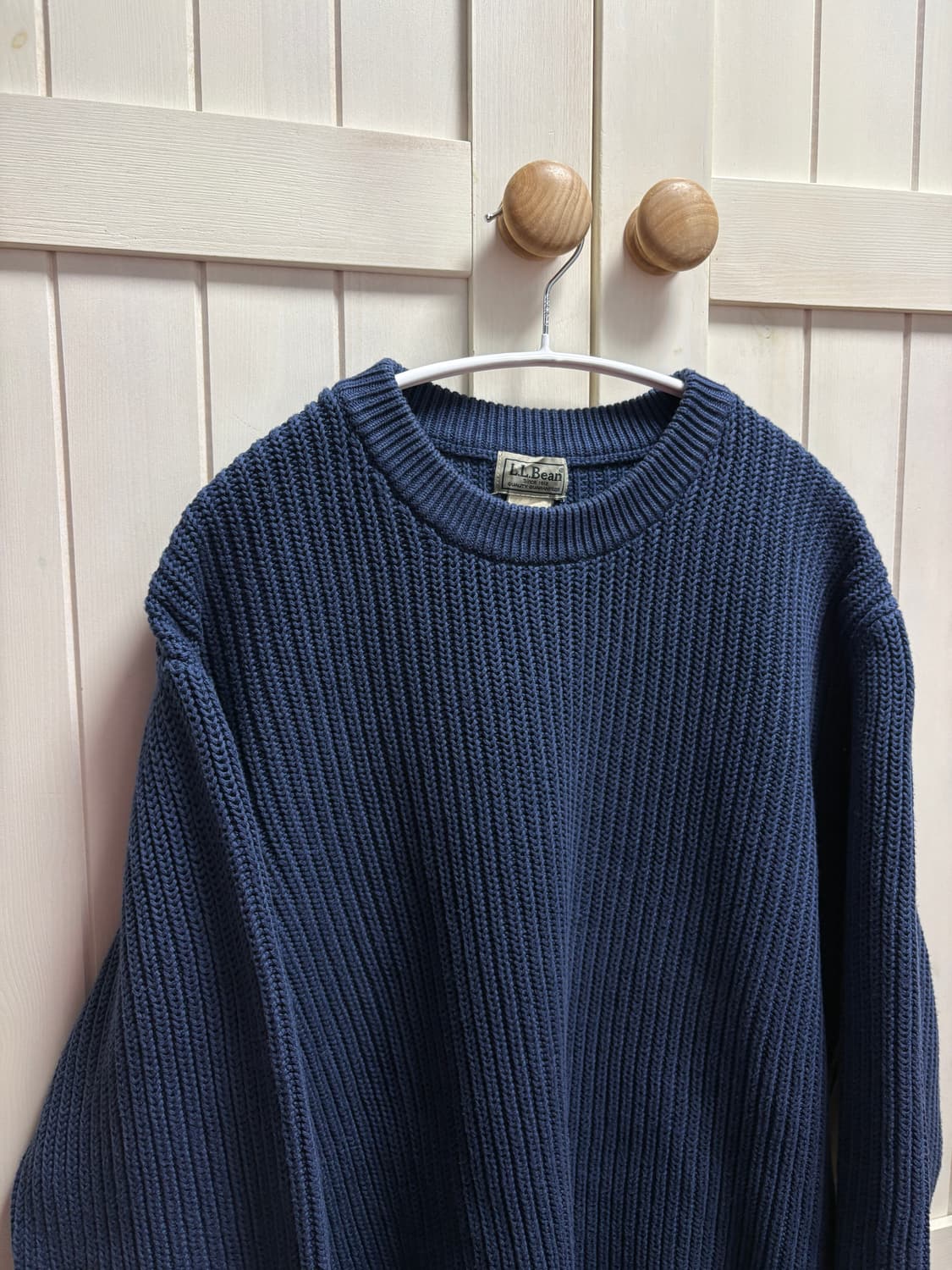 90년대 엘엘빈 llbean 니트 네이비 라지 사이즈 상품이미지2