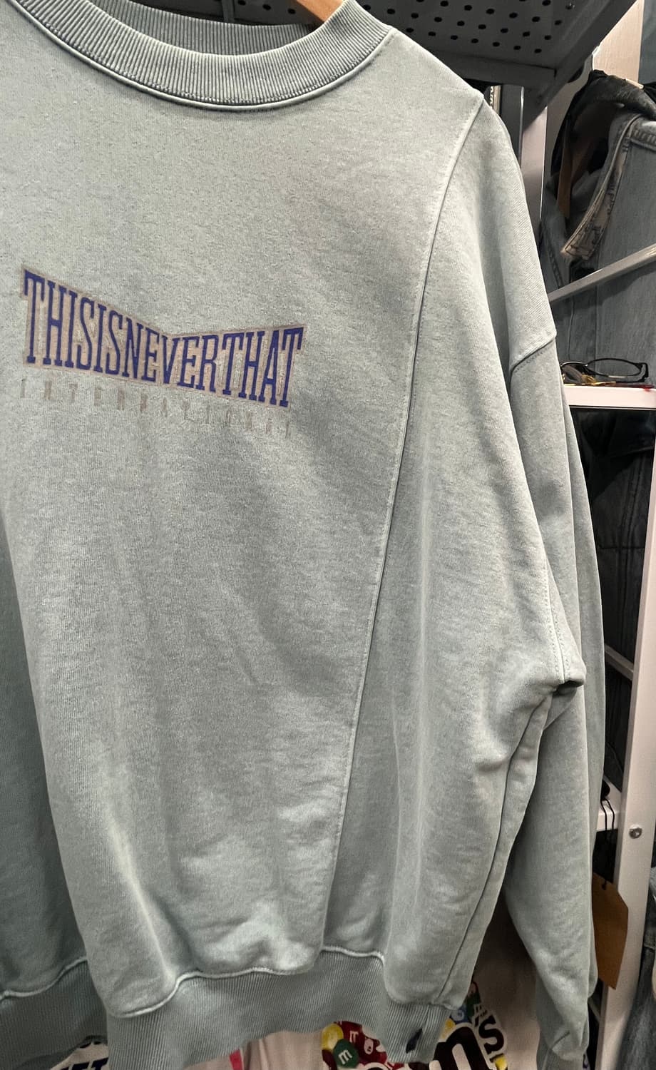 디스이즈네버댓 워싱 맨투맨 티셔츠 상품이미지4