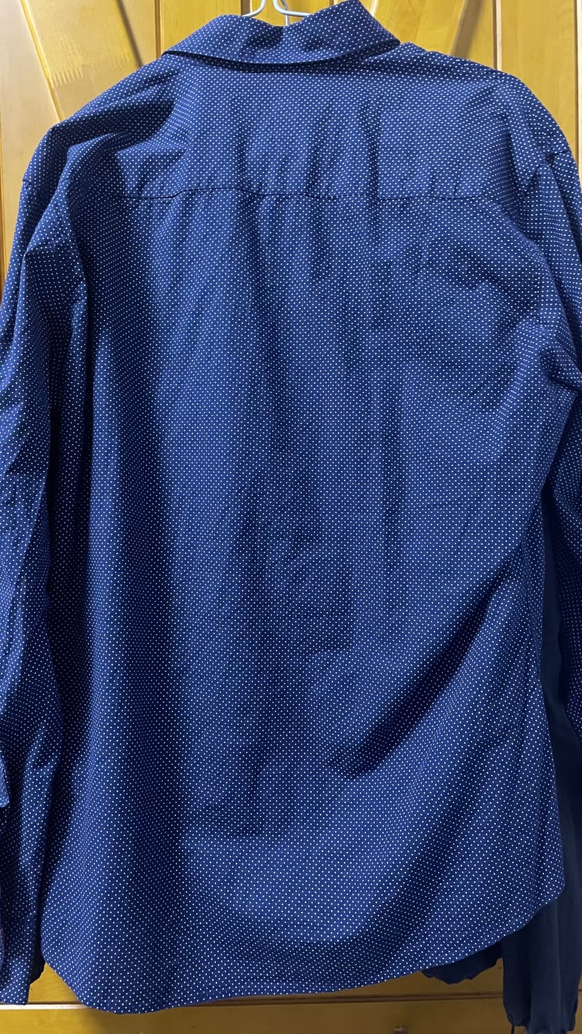 타미힐피거 빈티지 네이비 도트 셔츠 상품이미지2
