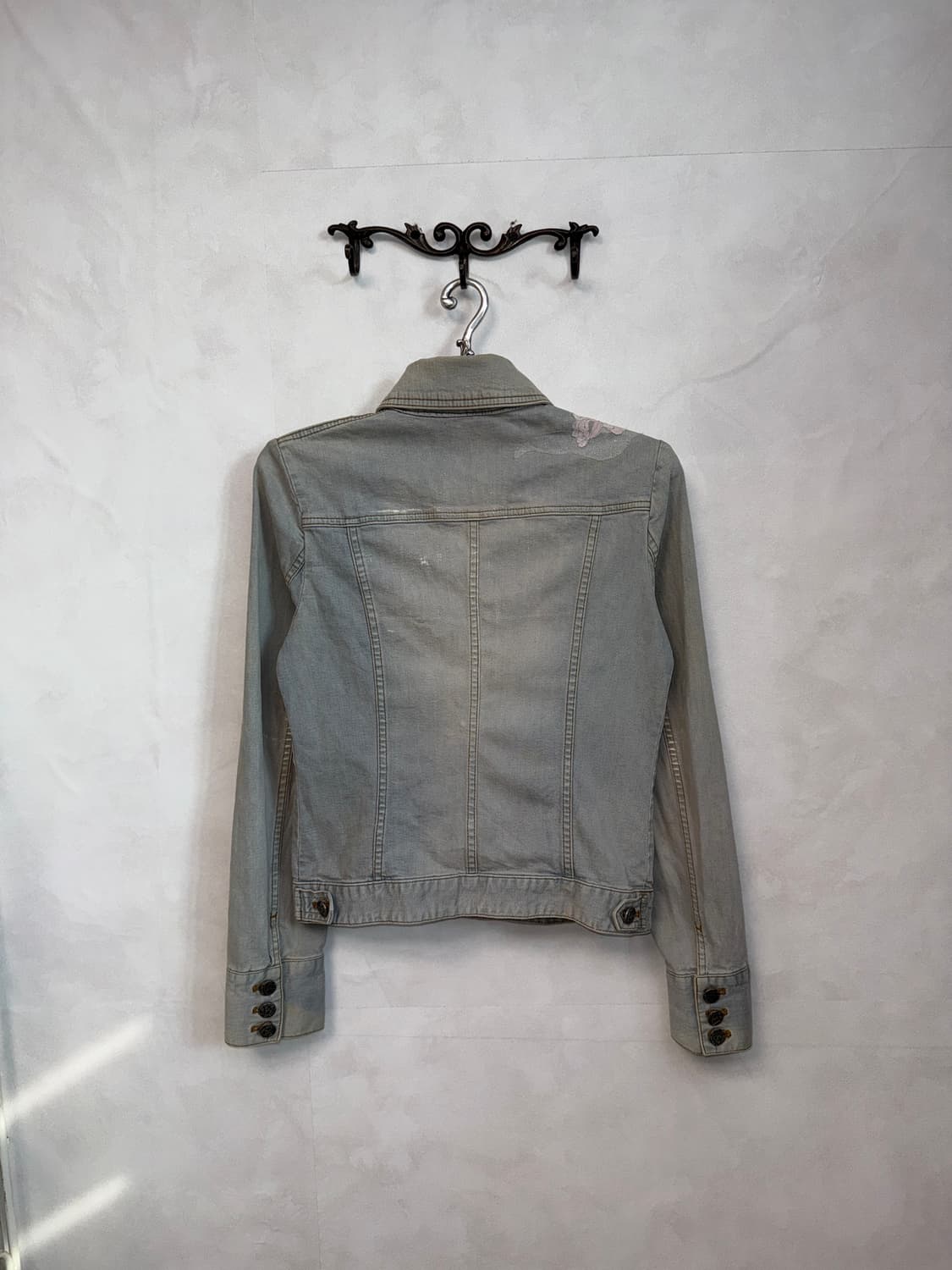 Obzee fairy flower lace denim jacket 상품이미지6