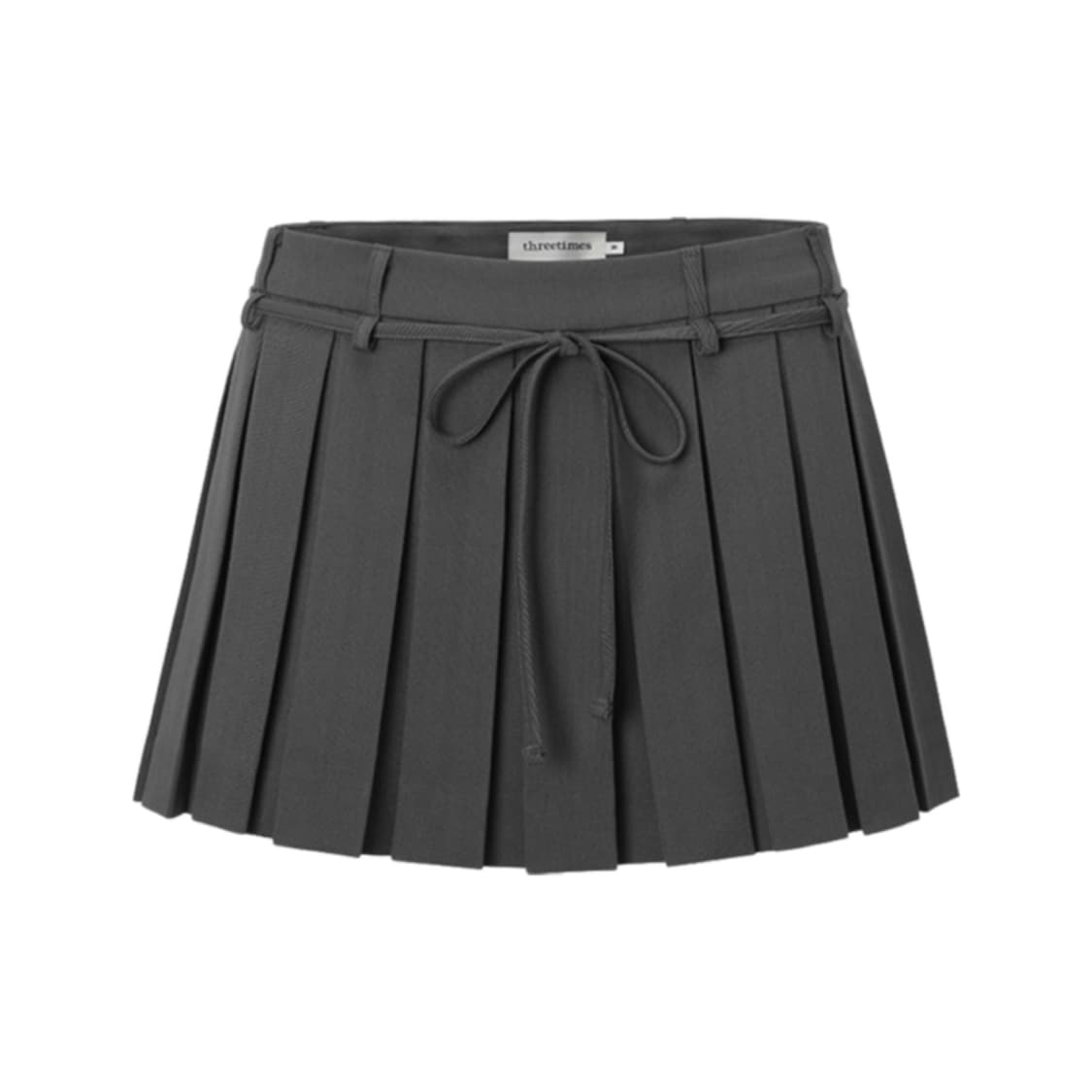 [S] 쓰리타임즈 치어리 스커트 그레이 상품이미지1