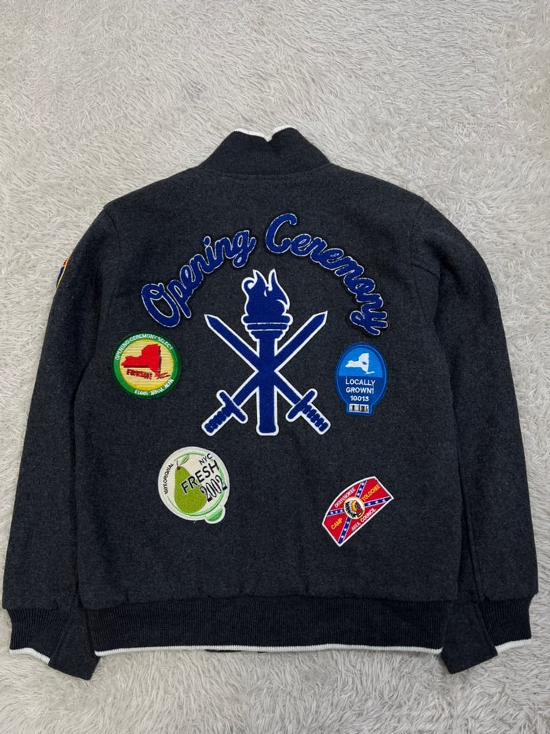 빈티지 올드스쿨 패치 바시티 자켓/#2944 상품이미지3