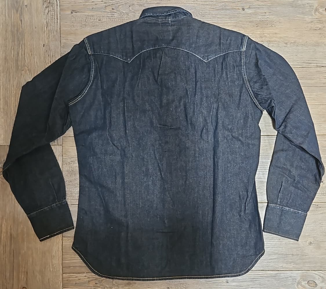 리바이스 LVC 1955 쏘우투스 데님 셔츠 러프 린스 S 상품이미지2