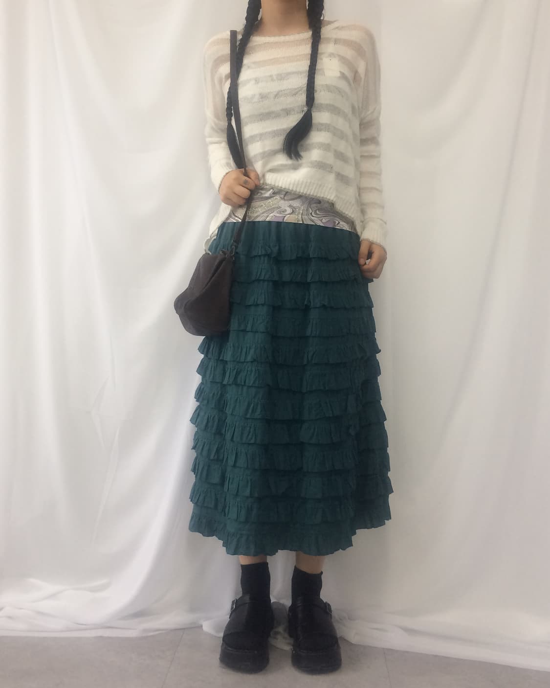 Frill layer long skirt 상품이미지6