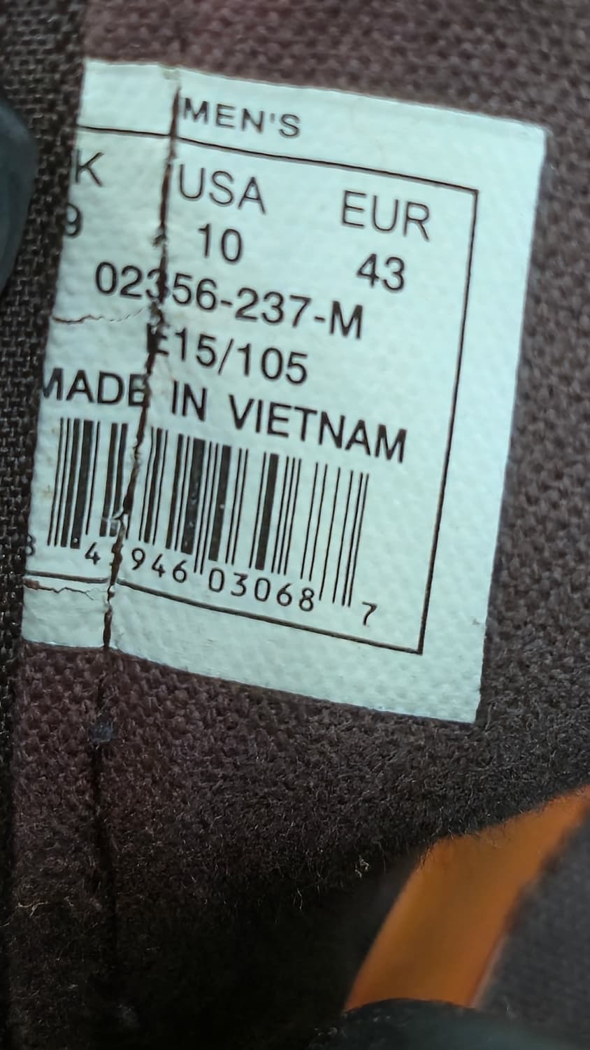 팔라디움 275mm- 배기 레더  워커 부츠 브라운 가죽 상품이미지7