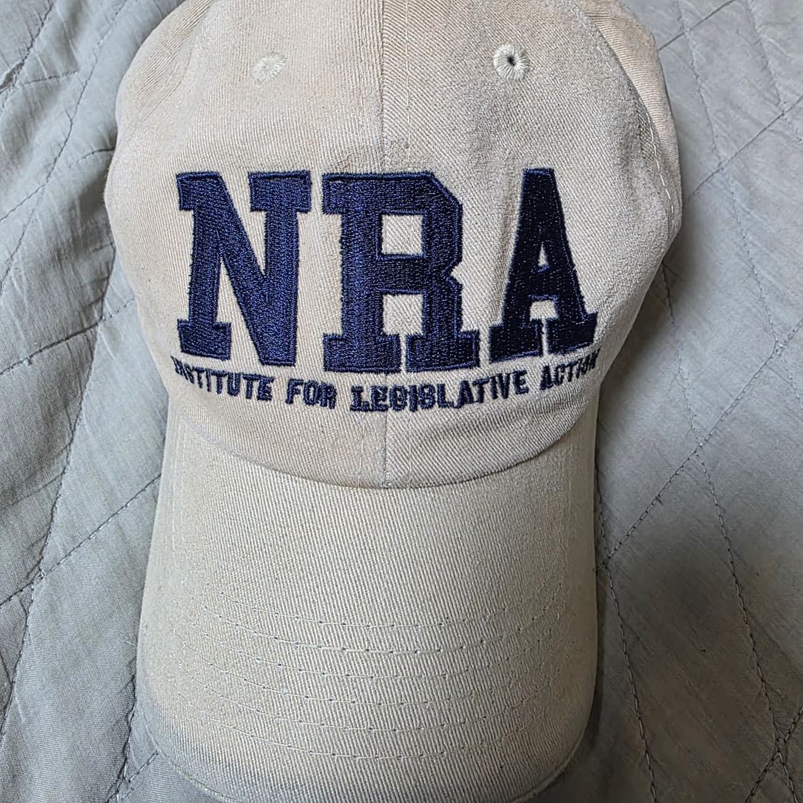 [OS] 빈티지 NRA 로고 6패널 볼캡 베이지 상품이미지2