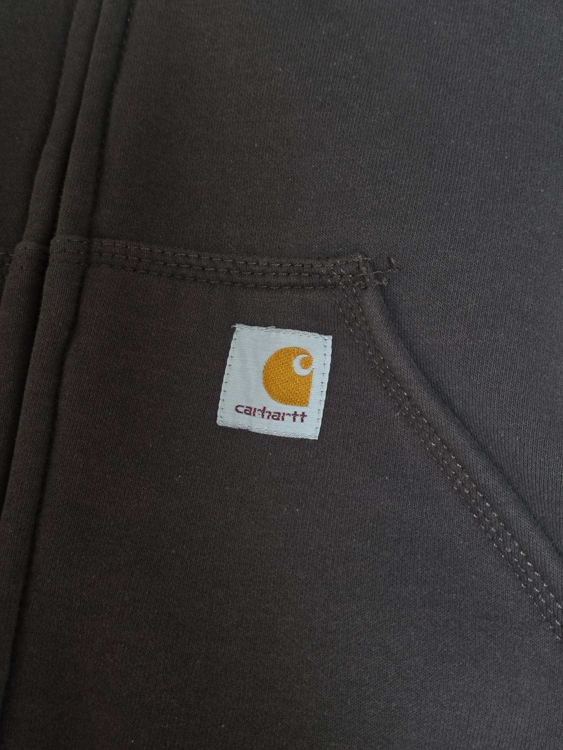 칼하트 써멀 레인디펜서 후드집업 다크브라운 상품이미지8