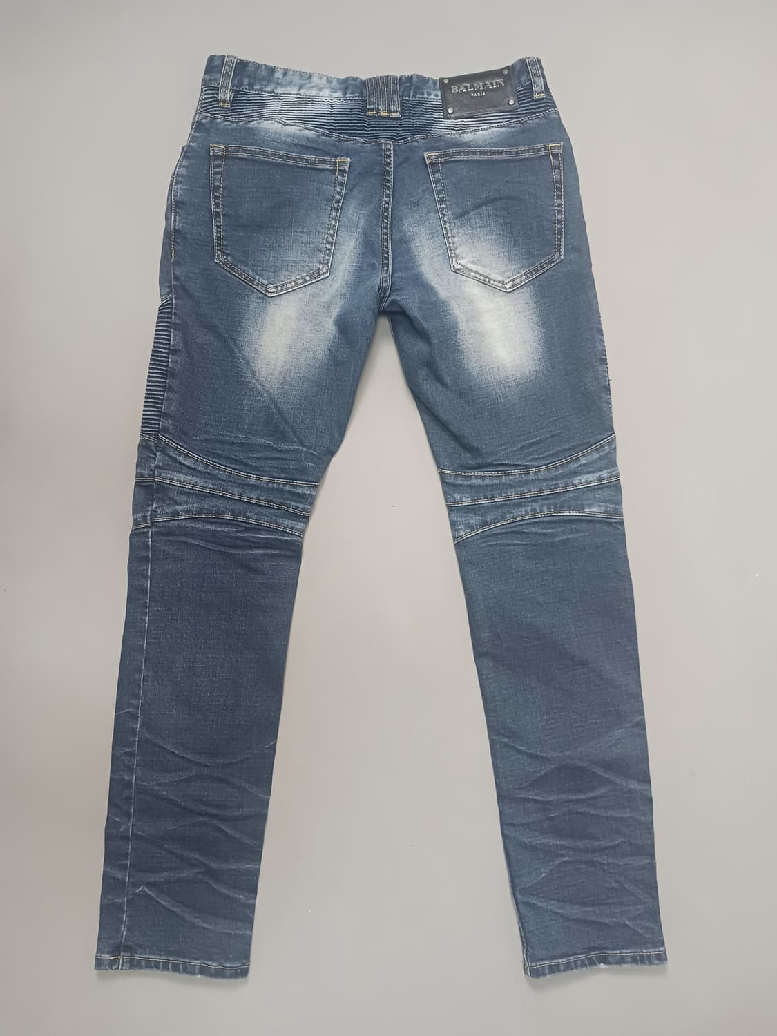 [30] 발망 디스 래더패치 바이커진 청바지 상품이미지7