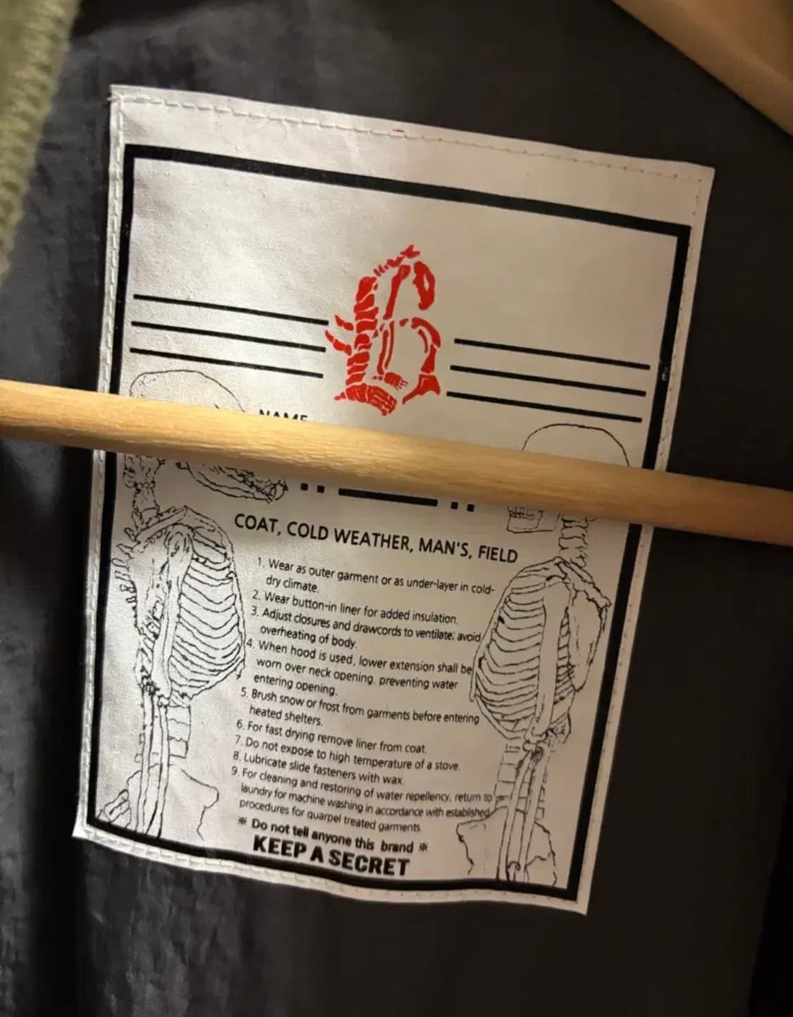 블랙아웃 ma-1 그레이 L사이즈 상품이미지5