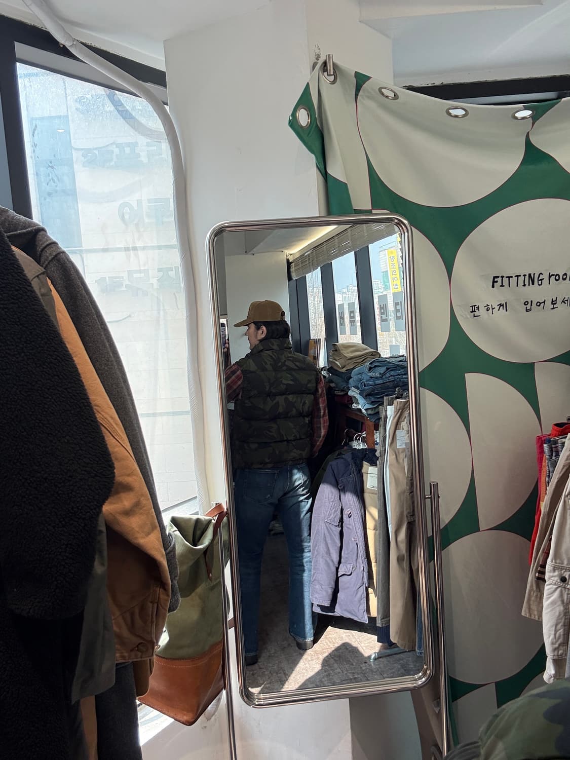 00‘s Polo by Ralph Lauren 카모 다운 베스트 (L) 상품이미지10