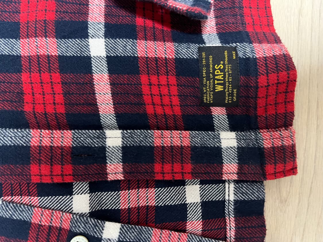 Wtaps 더블탭스 체크 셔츠 M  상품이미지2