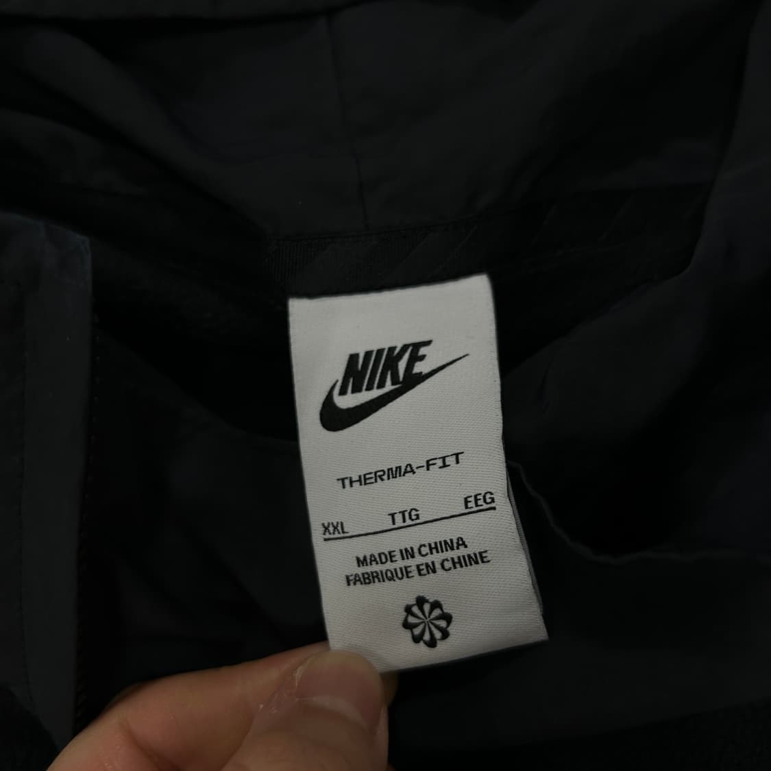 나이키 블랙 후리스 아노락  상품이미지2