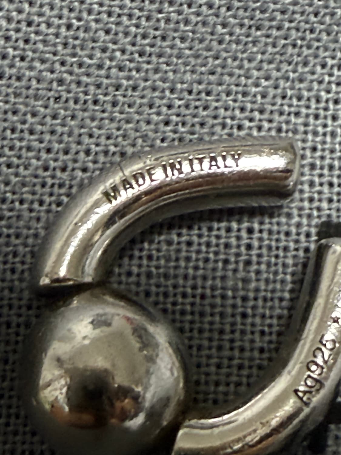 (레어) 발렌시아가 925실버 페이크 코피어싱 백화점 구매 상품이미지5