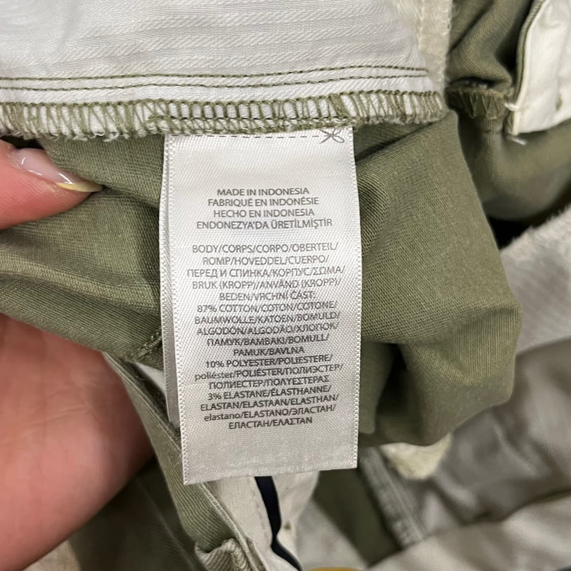 [정품/4] 폴로 랄프로렌 카키색 바지 b19 상품이미지5
