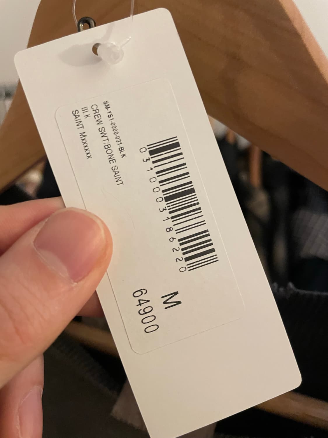 세인트미카엘 bone saint 스웻  24AW 상품이미지6