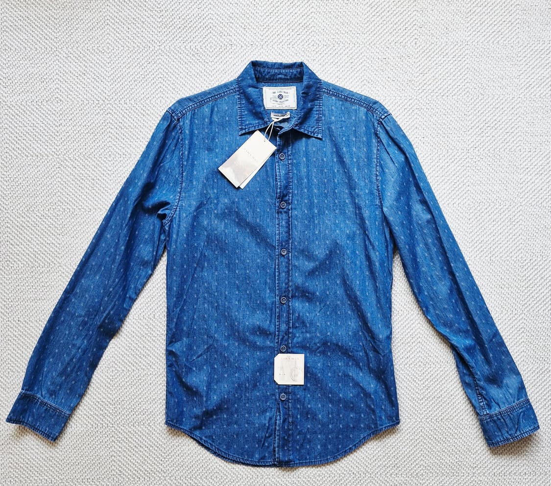 새상품 자라 데님 셔츠 M  상품이미지2
