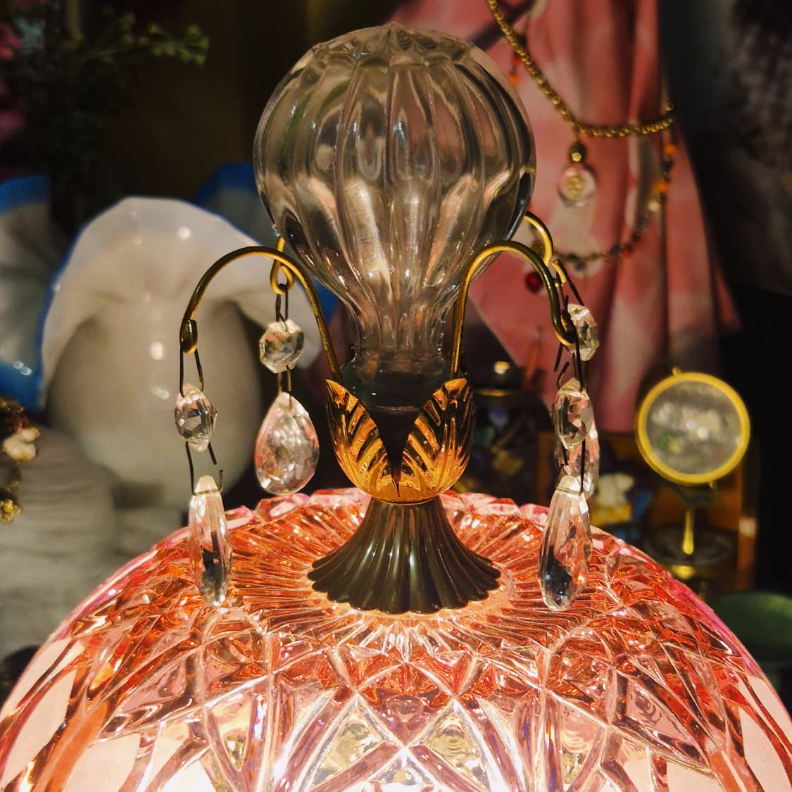 70s 체코 엔틱 샹들리에 대형 스탠드 조명 상품이미지7