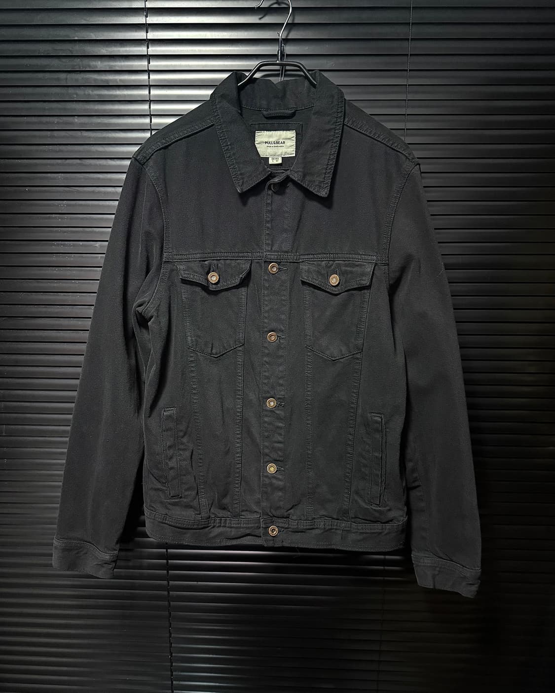 풀앤베어 한야 도깨비 사무라이 블랙 데님 트러커 워크 자켓 일본 100 상품이미지4