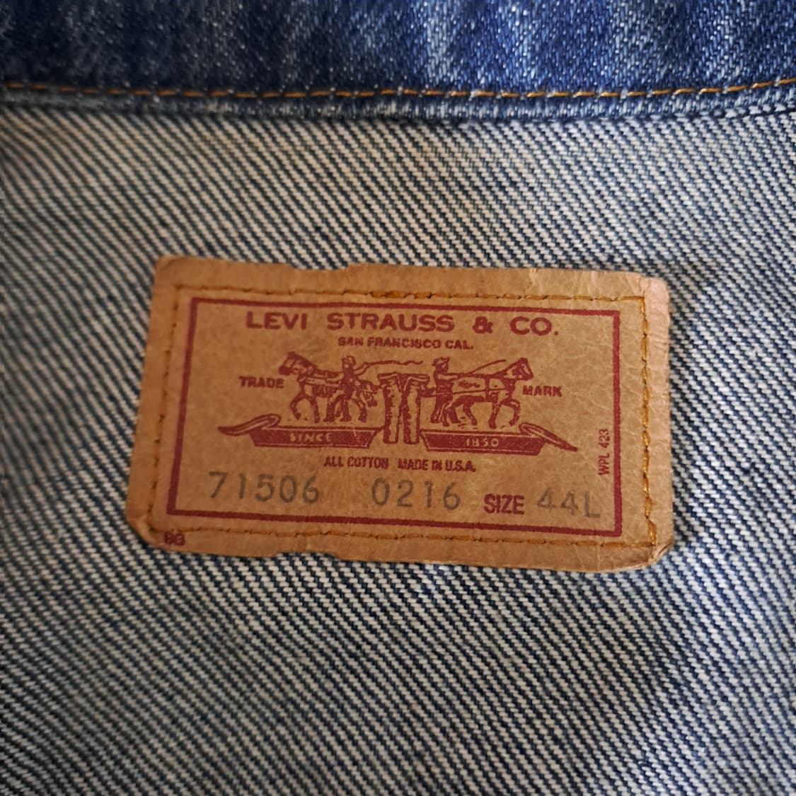 (택포) 00s 리바이스 USA 커스텀 데님자켓 44L B517 상품이미지6
