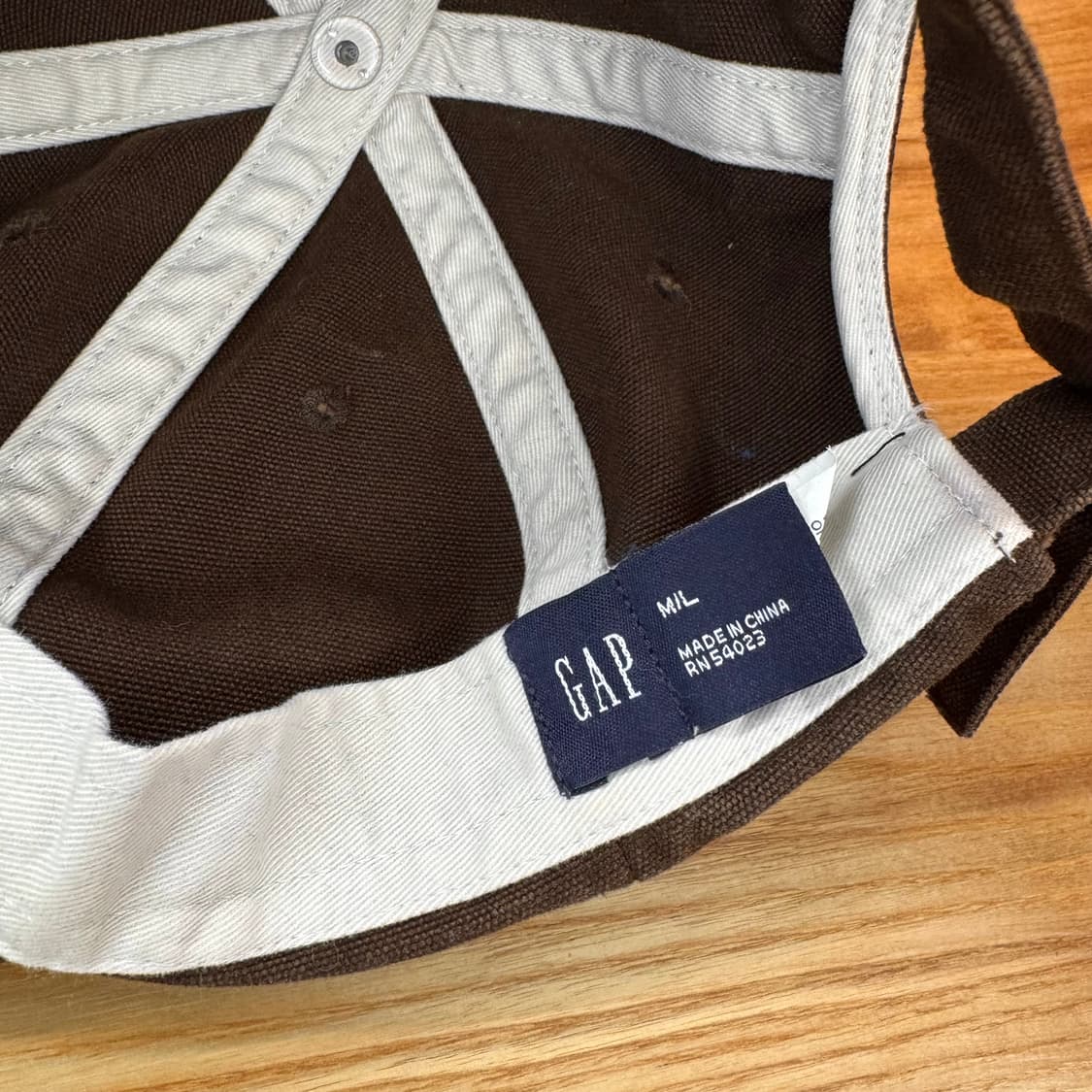 갭 GAP 브라운 캔버스 코튼 캡 상품이미지7
