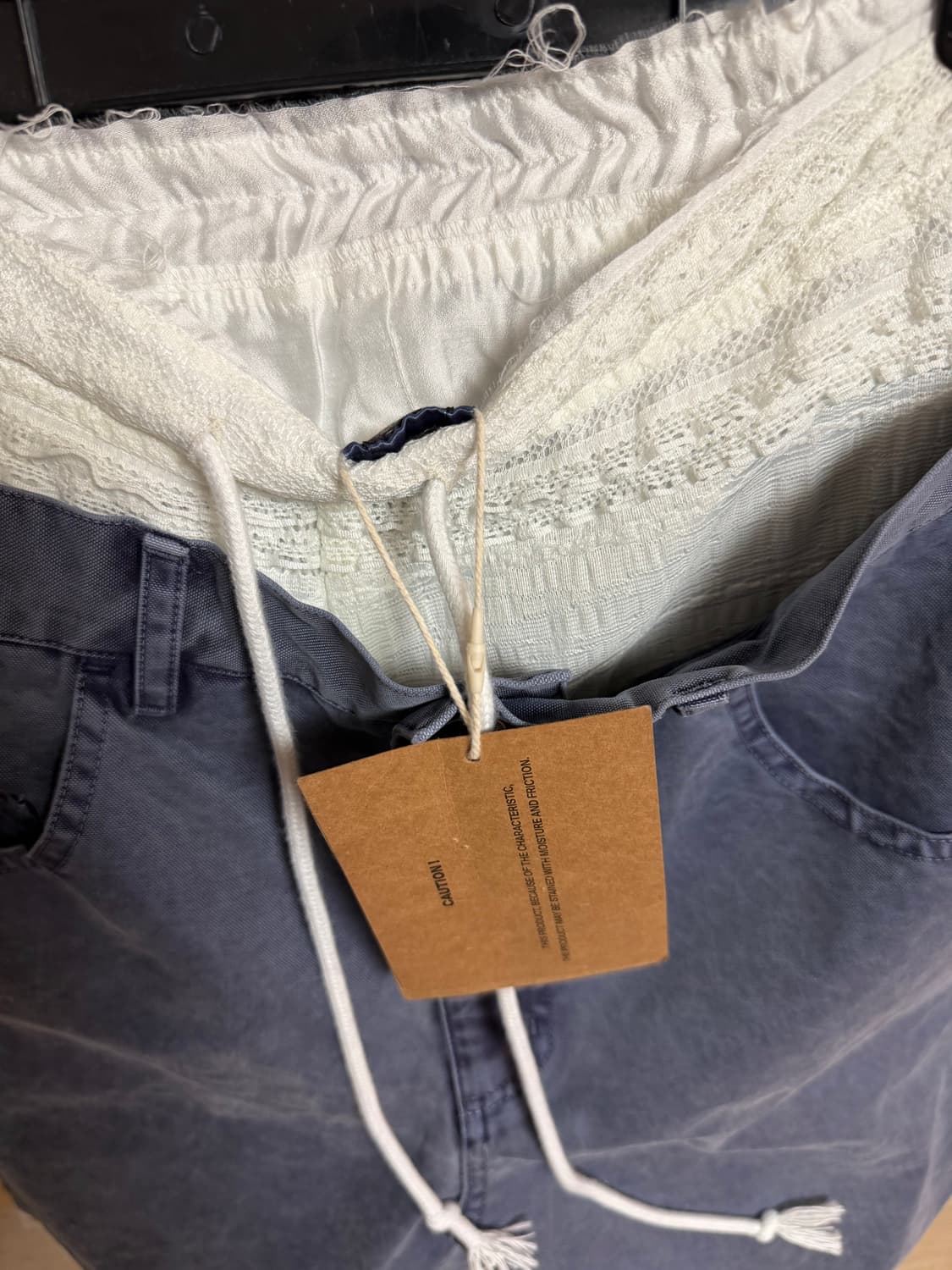 스탠드얼론 26SS 레이스 반바지 상품이미지5