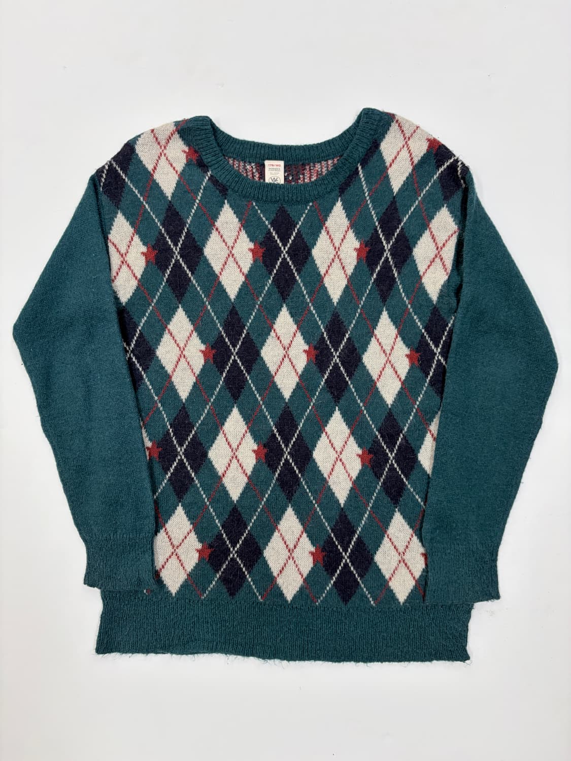 JV 빈티지 아가일 니트 상품이미지1