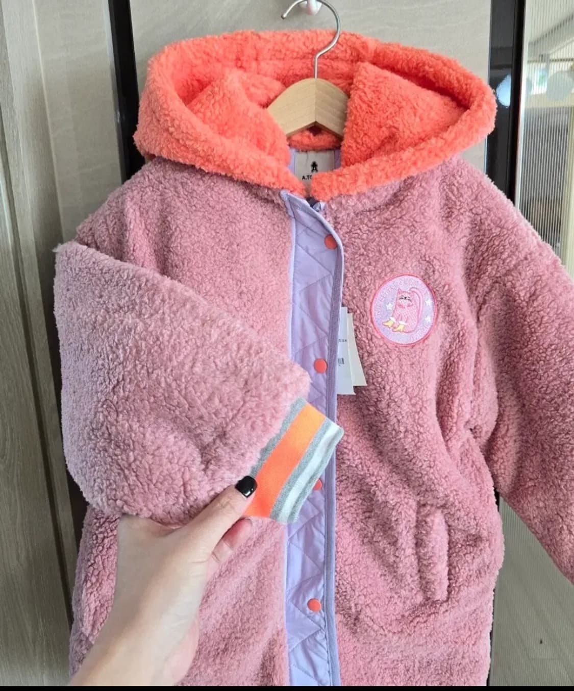 💖새상품 아뚜아 도톰한 뽀글이 140사이즈💖 상품이미지3