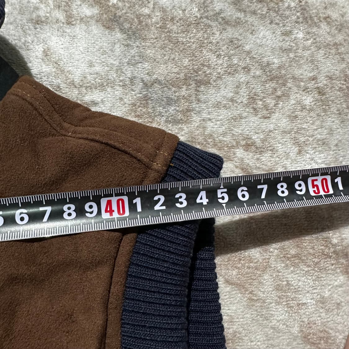 MLB 시카고 화이트삭스 스웨이드배색 패딩조끼 상품이미지8