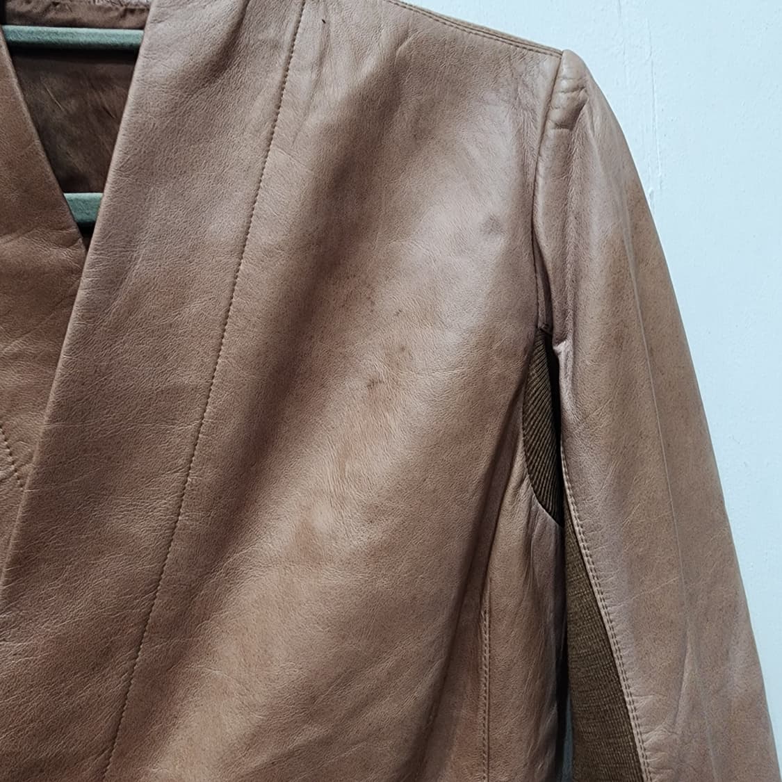 릭오웬스 SS14 VICIOUS 램스킨 레더 자켓 40 상품이미지5