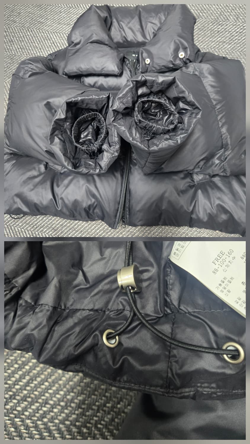 바이씨니 다운패딩 하이숏패딩 패딩점퍼 상품이미지5