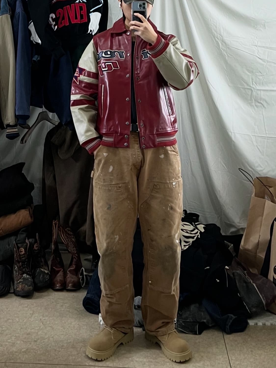 아비렉스 비기 가죽자켓 상품이미지5