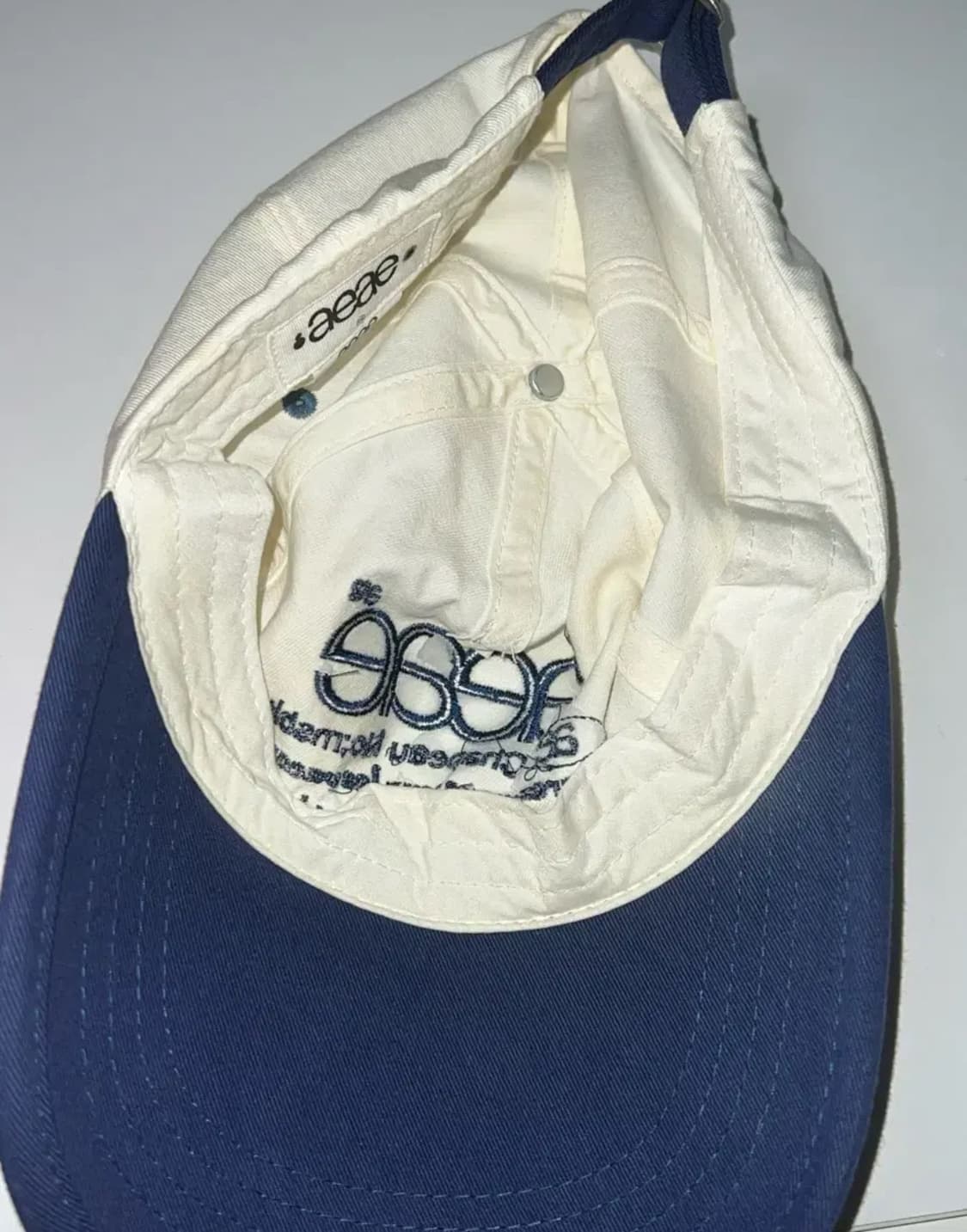 aeae 웹 로고 투톤 볼캡  상품이미지3