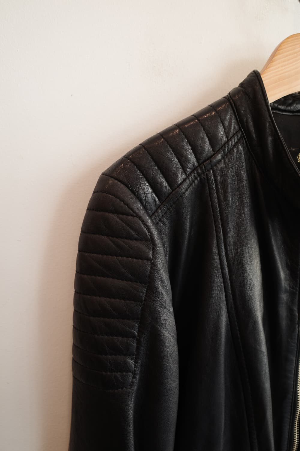 stradivarius 리얼레더 자켓  상품이미지4