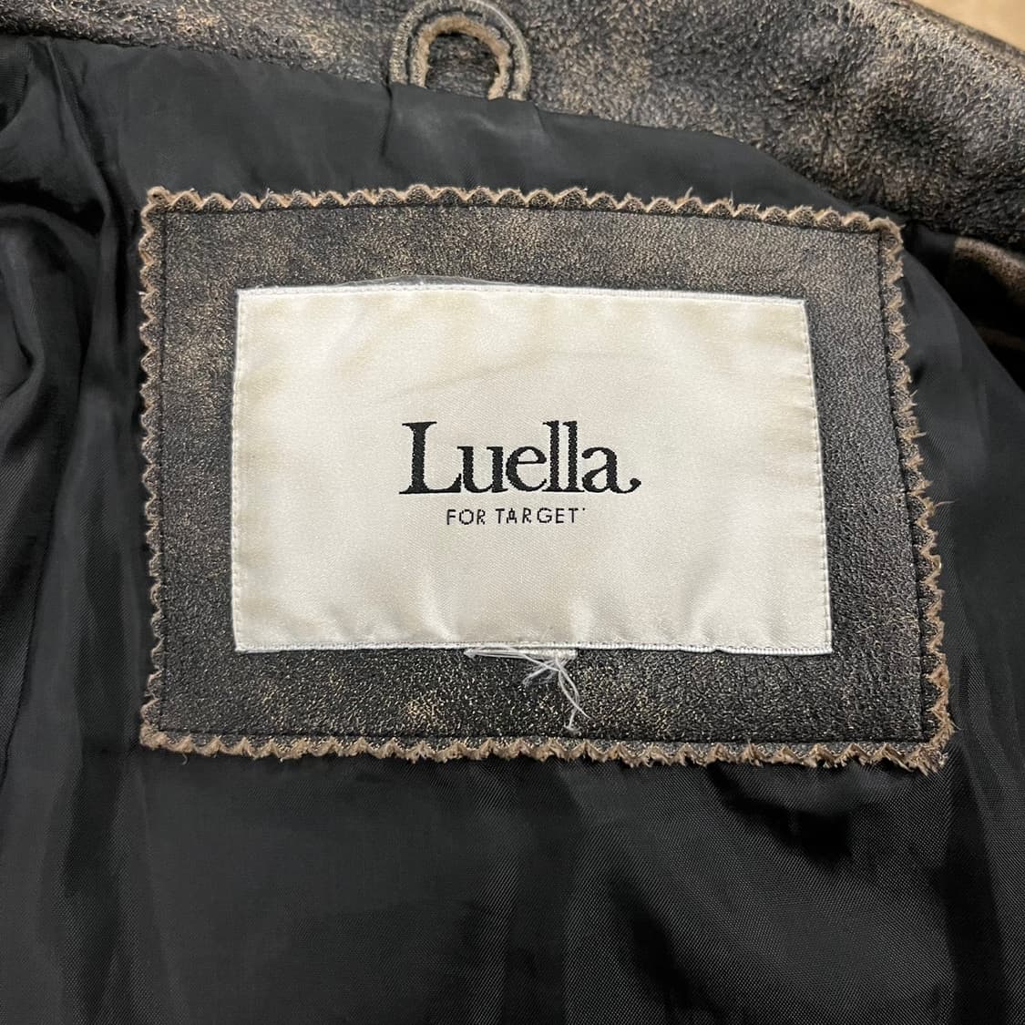 [정품] Luella 데미지 가죽 라이더 자켓 b10 상품이미지6