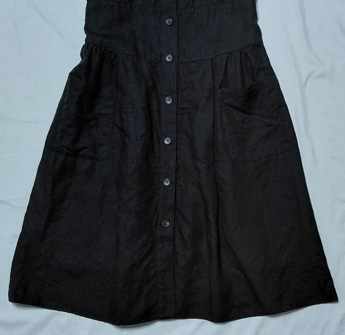 DUAL VIEW 린넨 텐셀 혼방 셔츠 원피스 (40사이즈/M) 상품이미지4