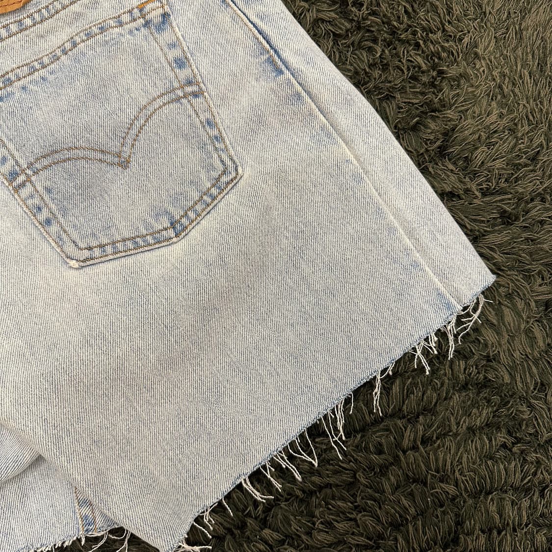 (28.5inch) 90s 리바이스 데님 쇼츠 청반바지 상품이미지2