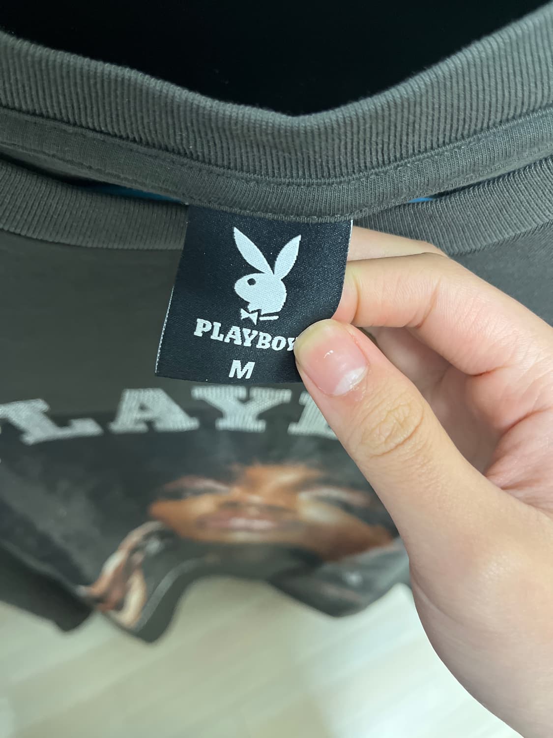 Playboy 오버핏 큐빅 티셔츠 M 상품이미지3