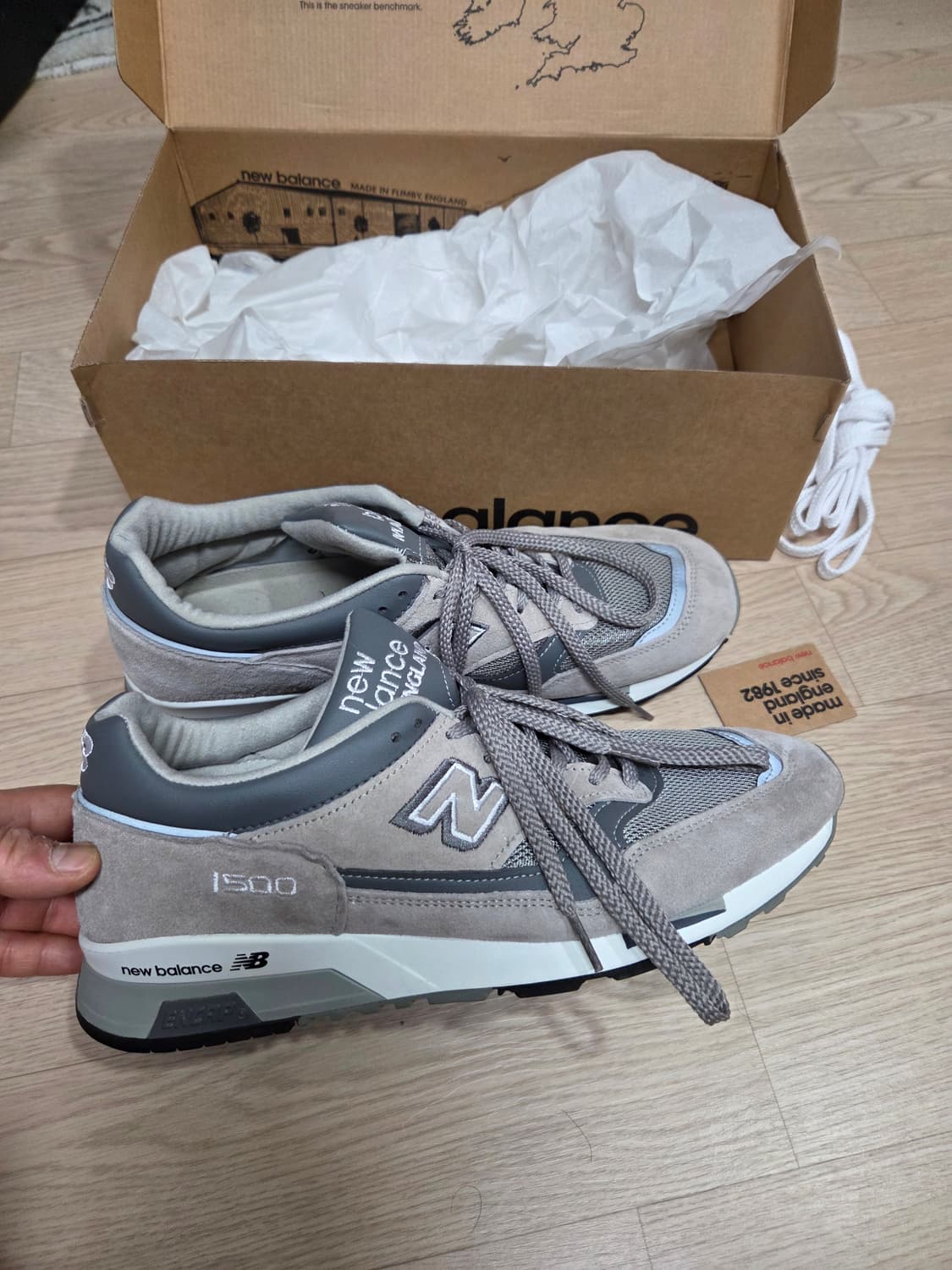 (핏팅모델 촬영 용 20 분 착용)뉴발란스 1500 그레이 상품이미지1