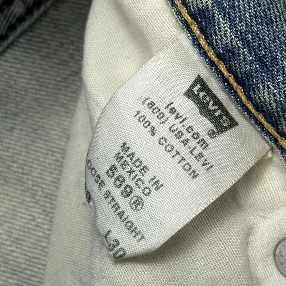 리바이스 569 오리지널 데미지 워싱 데님팬츠 (29인치) 상품이미지8