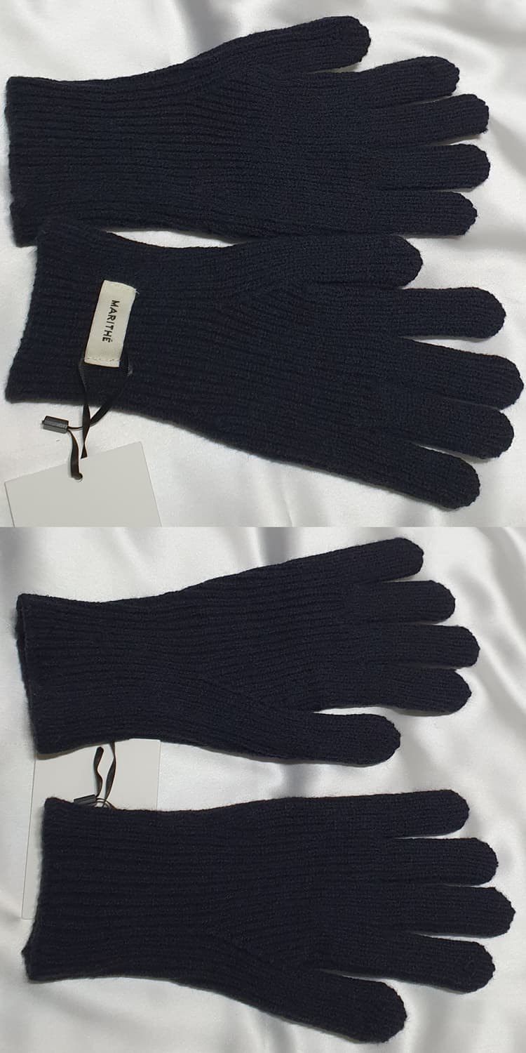 네이비 마리떼 프랑소와 저버 머플러 앤 글러브 목도리 장갑 상품이미지6