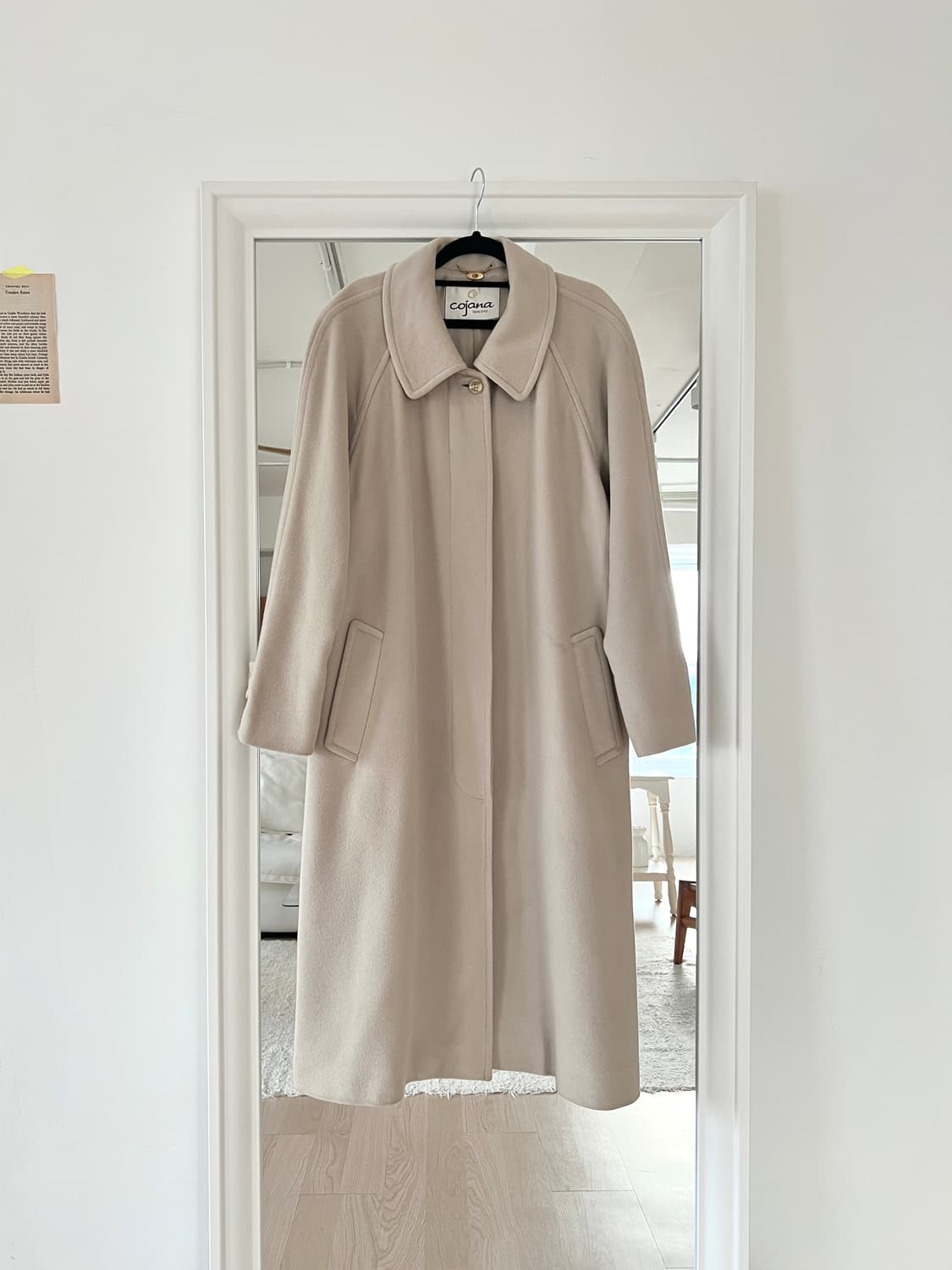 클라우드 컬러 클래식 빈티지 울 코트 상품이미지2