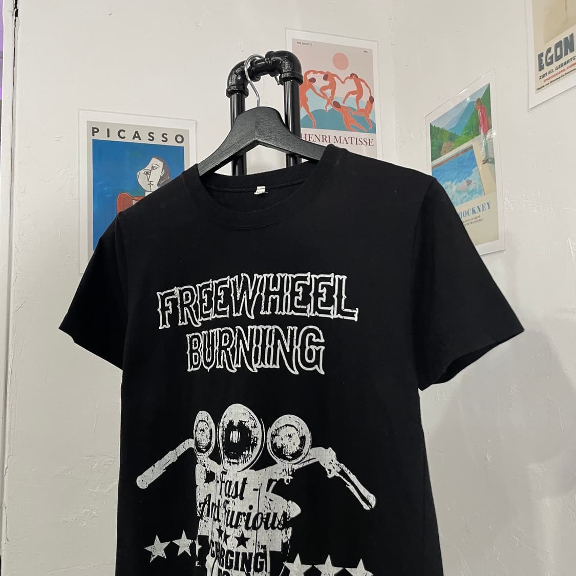 모터싸이클 빈티지 프린팅 반팔티 상품이미지4