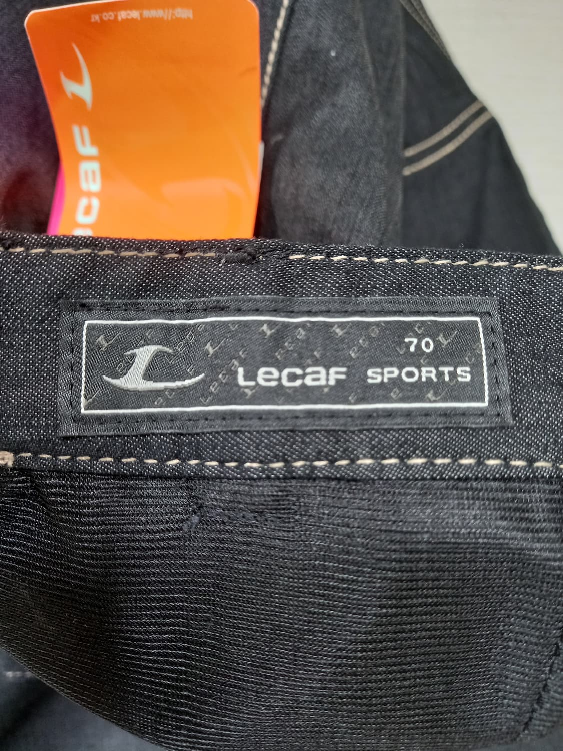 26 새상품 Lecaf 봄여름용 스판 등산바지 블랙 26-607 상품이미지6