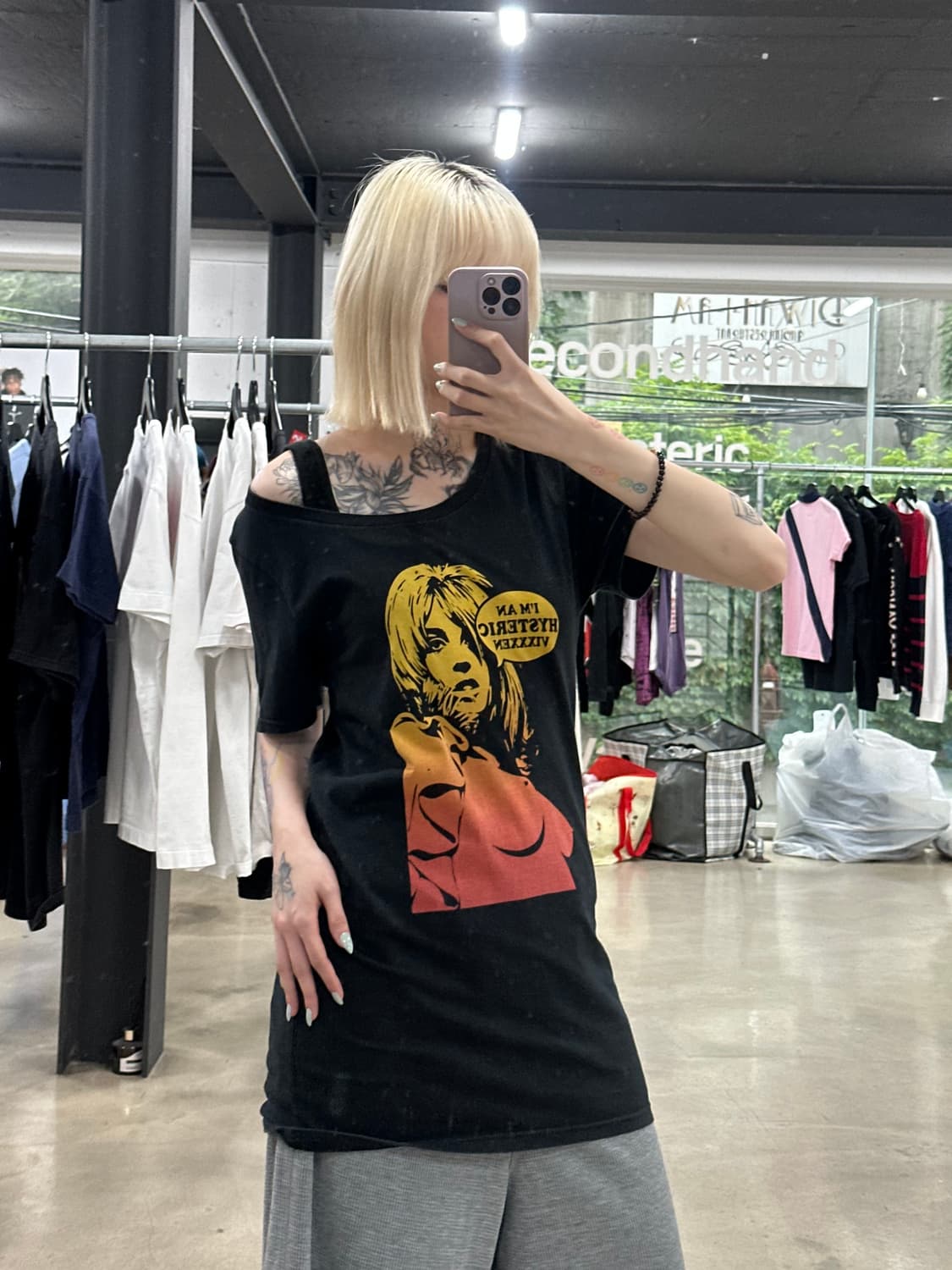 히스테릭 글래머 I'm An Hysteric Vixxxen 그래픽 반팔  상품이미지1