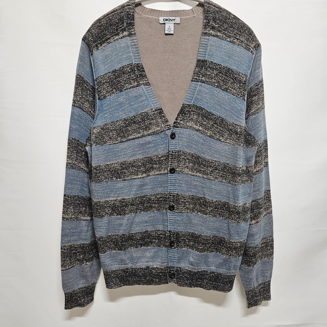 DKNY 스트라이프 코튼 가디건 M 상품이미지1