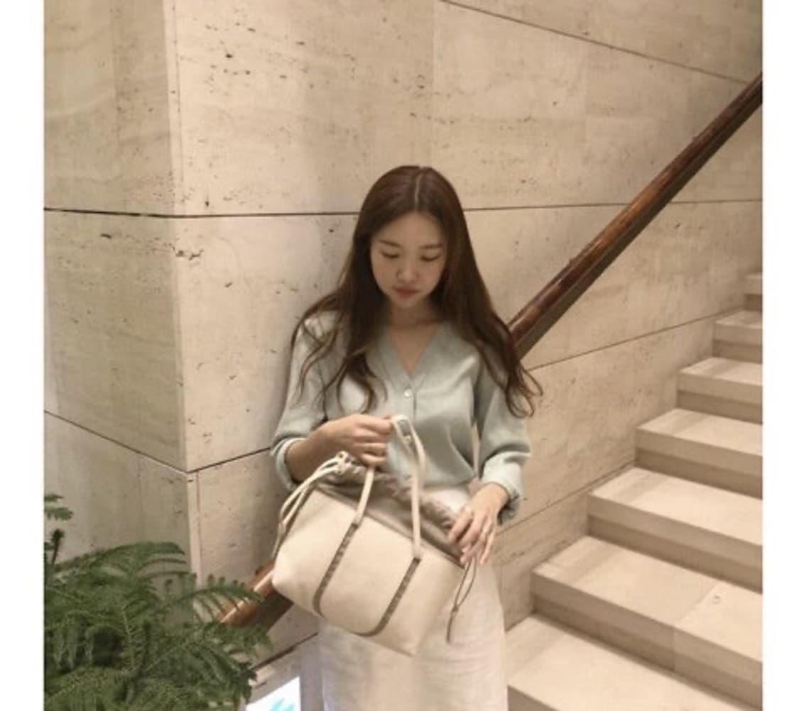 코드유 픽 마일드 가디건  핑크 상품이미지5