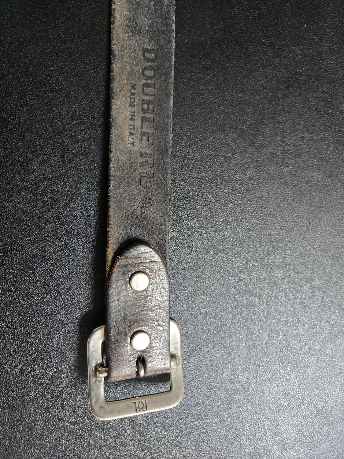 RRL 핸드 버니쉬 레더 벨트 상품이미지3