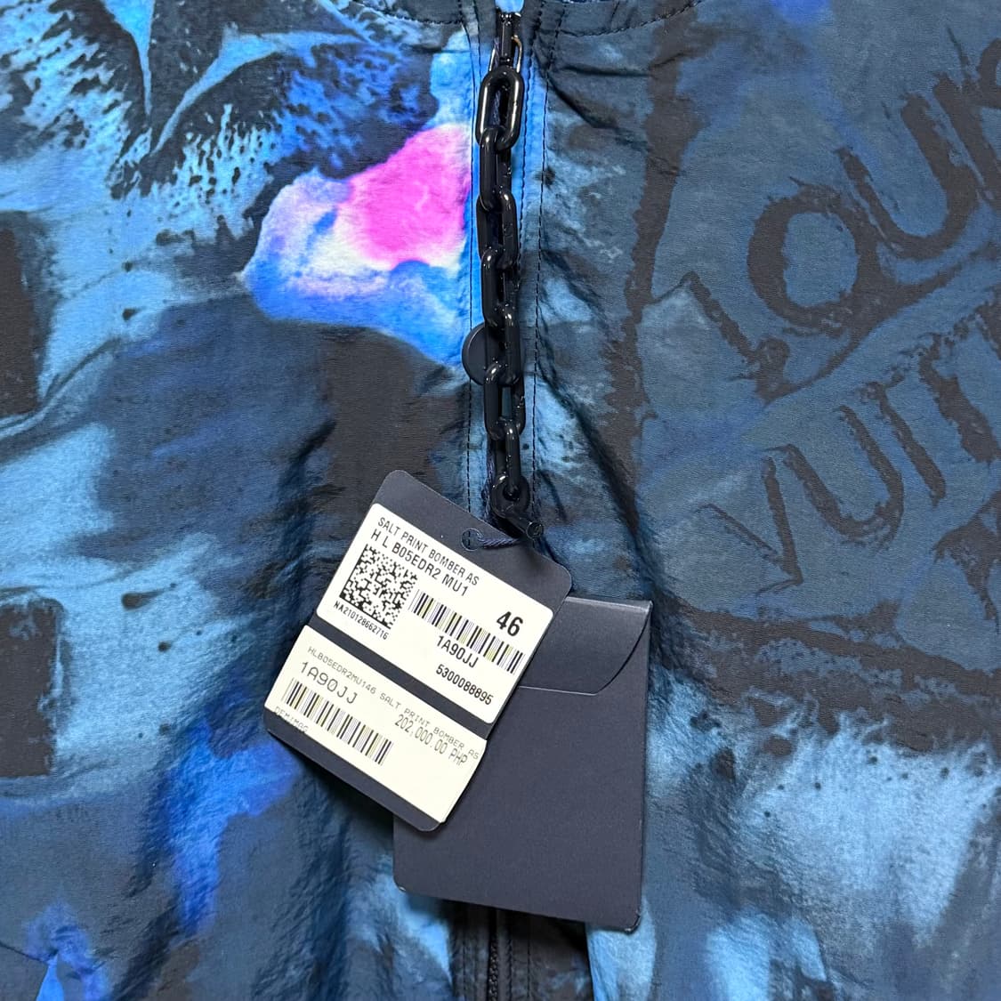 [S+급/46] 루이비통 솔트 다미에 봄버자켓  풀구성 상품이미지7