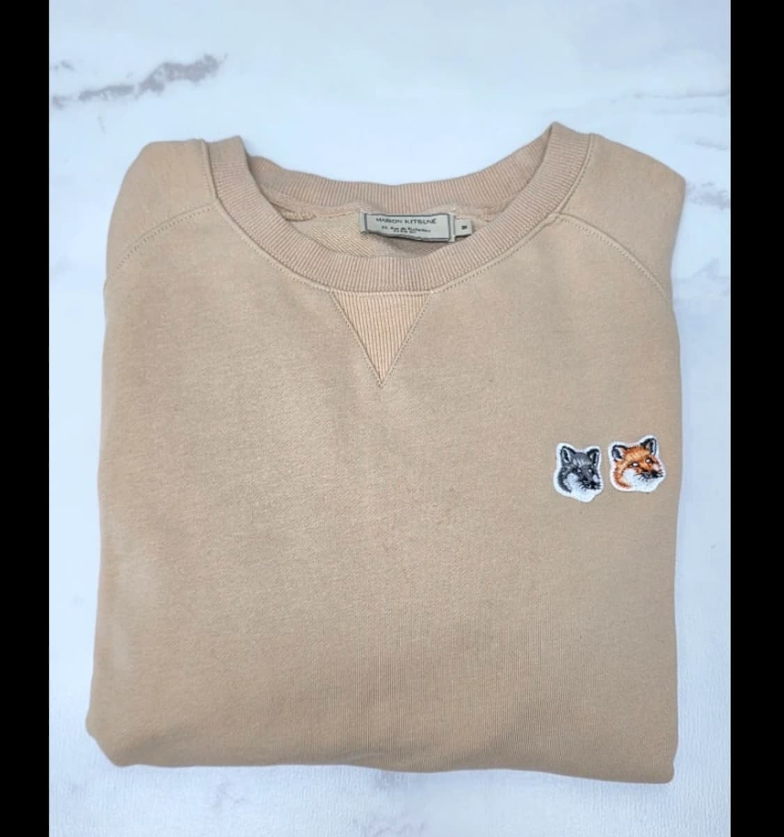 정품 메종키츠네 더블 폭스 맨투맨95 상품이미지2