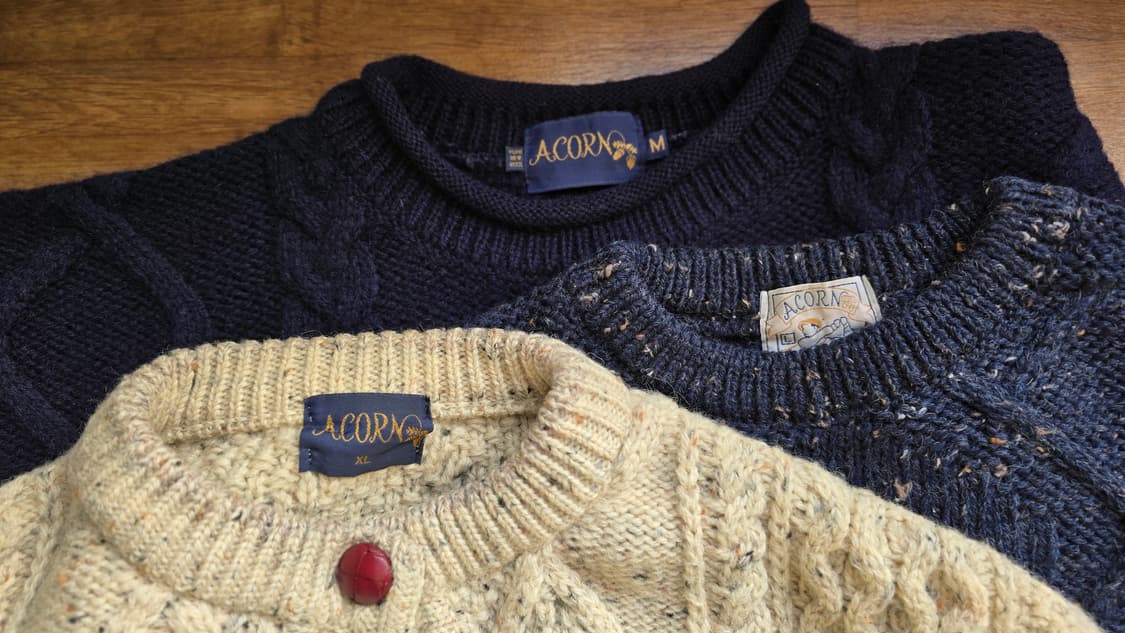 ACORN 유로 빈티지 피셔맨 가디건 L 상품이미지8